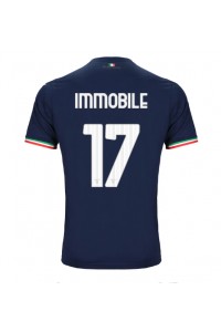 Fotbalové Dres Lazio Ciro Immobile #17 Venkovní Oblečení 2023-24 Krátký Rukáv